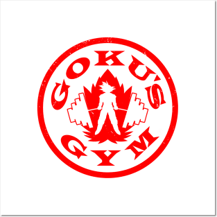 Anime Gym Workout Training Fitness Lifting Logo Parody for Light Colored Posters and Art